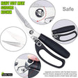 Meat Scissors Kitchen Shears ? Heavy Duty Cutting Tool for Poultry, Fish, Vegetables & Herbs