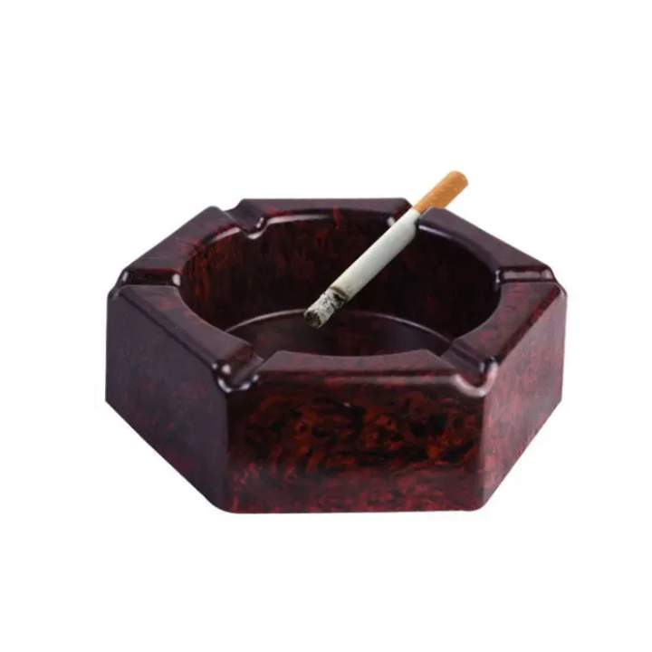 Hexagonal Cigarette Ashtray – Smokeless Indoor & Outdoor Storage Holder