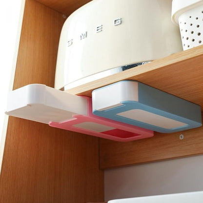 Hidden Under-Table Drawer Storage Box