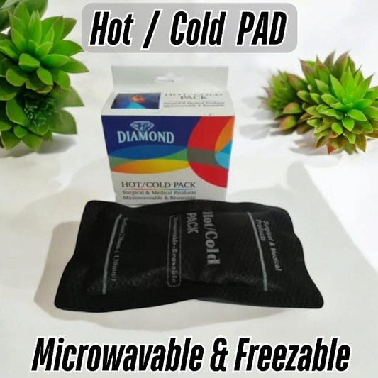 hot and cold gel pad, pain relief pack, reusable gel pack, microwavable heating pad, freezable cooling pack, therapy pack, pain relief gel, hot cold compress, diamond gel pad