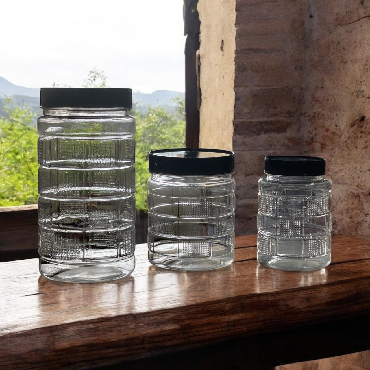 18 Cubic Jars Complete Set (6 Jars 1KG – 6 Jars 500GM – 6 Jars 250GM)