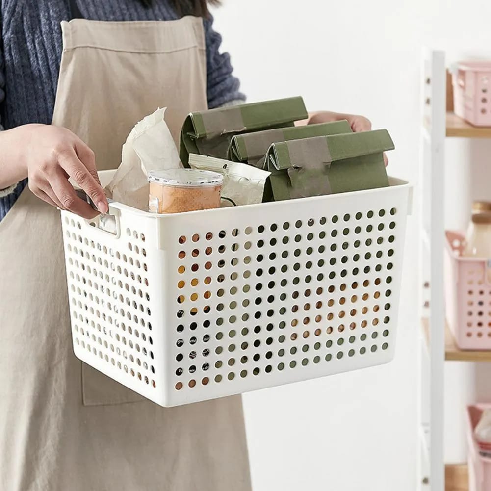 Multi-Purpose Plastic Storage Basket Box