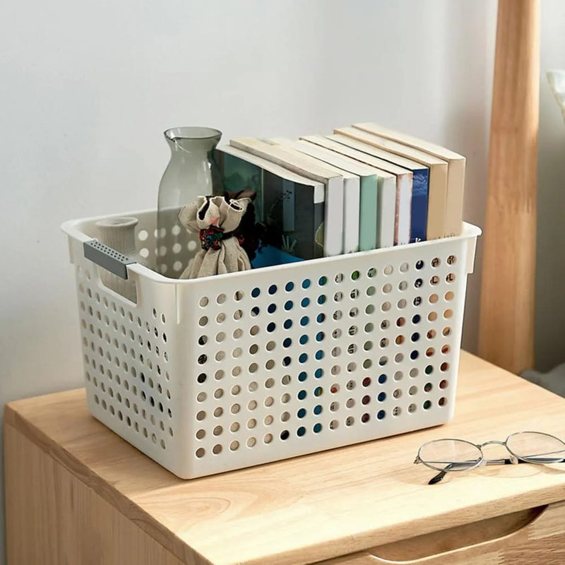 Multi-Purpose Plastic Storage Basket Box - AABA MALL