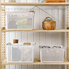 Multi-Purpose Plastic Storage Basket Box - AABA MALL