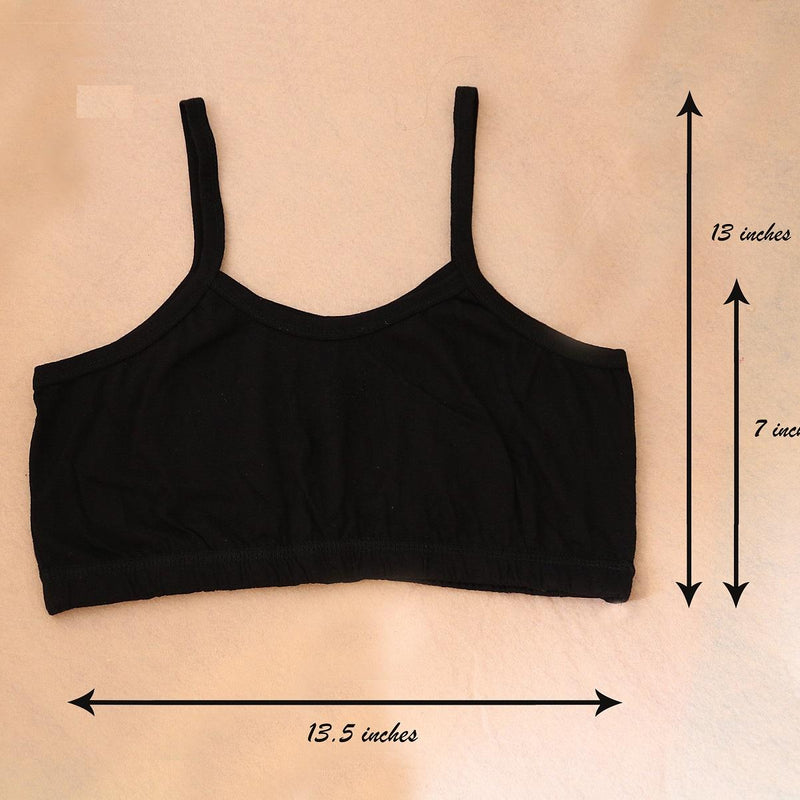 Black Color Betties Half Body Camisole for Women/Girls | Comfortable Innerwear | Free Size Half Shameez Slip - AABA MALL