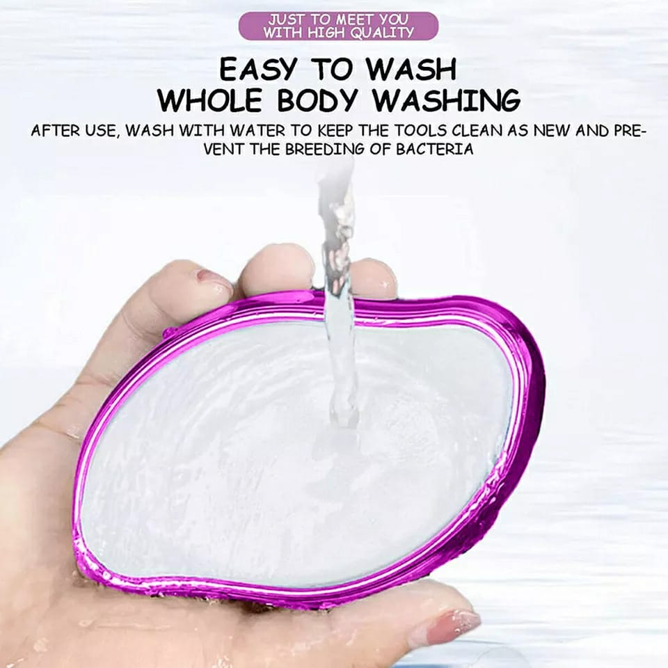 Crystal Epilator Hair Eraser – Painless Hair Removal & Exfoliation Tool for Women & Men – Reusable, Gentle, and Safe for Arms, Legs, Back & More