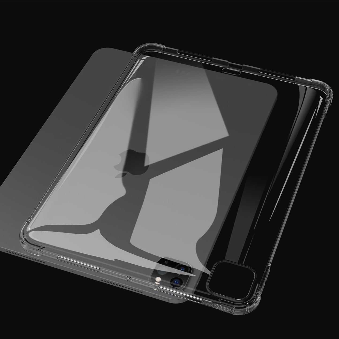 APPLE IPAD PRO 11 (M4) 2024 -  11.0" INCH ANTI SHOCK TRANSPARENT BACK CASE