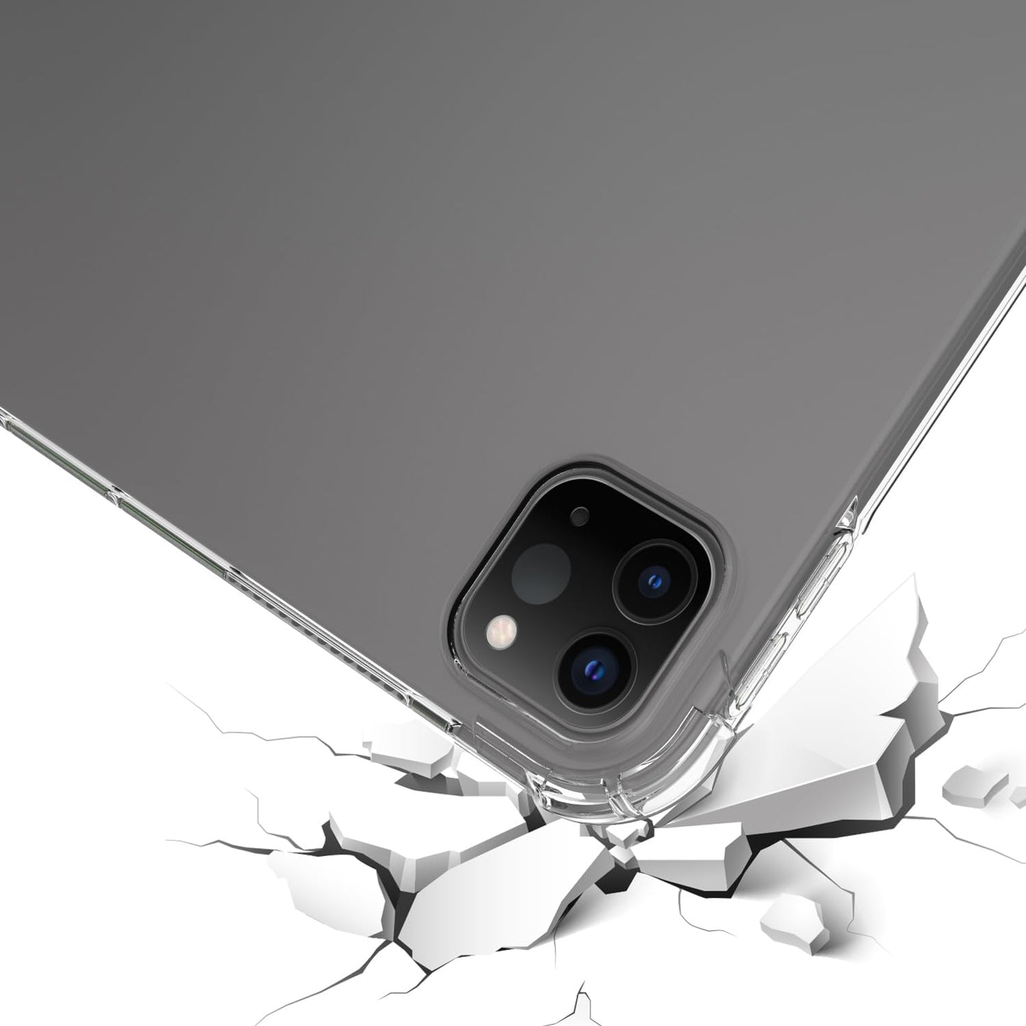 APPLE IPAD PRO 11 (M4) 2024 -  11.0" INCH ANTI SHOCK TRANSPARENT BACK CASE