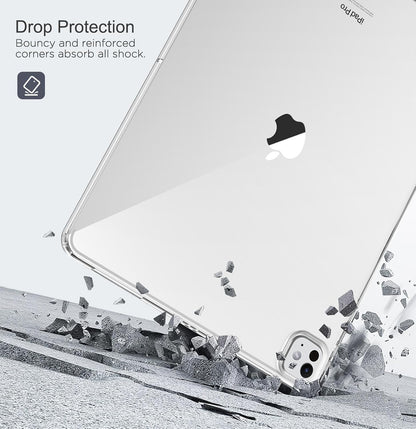 APPLE IPAD PRO 13 (M4) 2024 - 13.0" INCH ANTI SHOCK TRANSPARENT BACK CASE