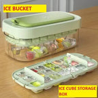 21‑Grid Easy Release Ice Cube Tray with Storage Box & Shovel | Food‑Grade BPA‑Free Ice Mold | DIY Ice Cube Maker Freezer Bin for Kitchen, Bar & Party Drinks
