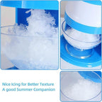 Manual Ice Shaver & Snow Cone Machine – Hand‑Crank Slushie & Gola Ganda Maker for Summer Drinks