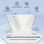 2Pkts Of 40 Pcs Extra Large Kitchen Cleaning Wipes | Thick & Durable Wipes for Tough Grease and Stubborn Dirt