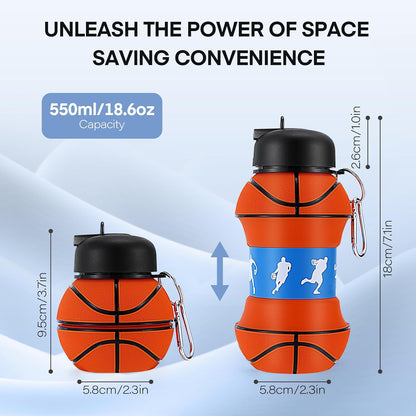 Kids Sports Collapsible Water Bottle