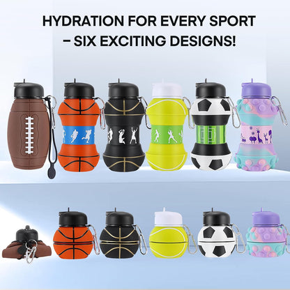 Kids Sports Collapsible Water Bottle