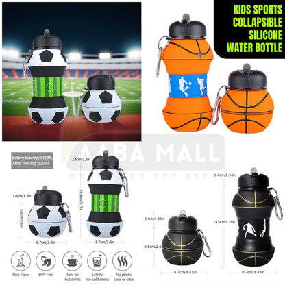 Kids Sports Collapsible Water Bottle