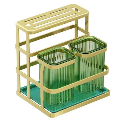 Kitchen cutlery holder with compartments