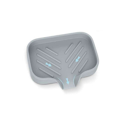 Sink Silicone Tray with Drain | Kitchen Sponge Holder | Soap Dish Organizer | Silicone Countertop Draining Tray for Kitchen & Bathroom