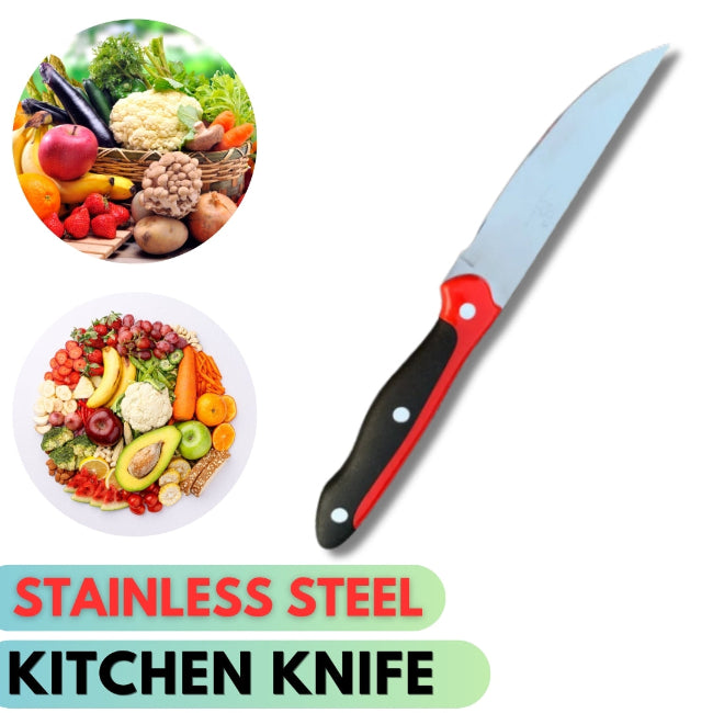 Stainless steel fruit and utility kitchen knife, creative design, excellent quality for home and commercial use, peeling and trimming tool