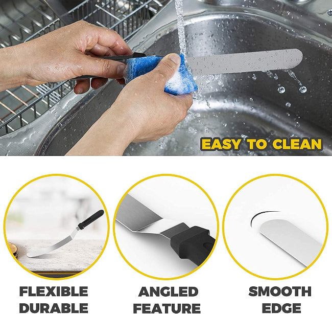 cake icing spreader angled spatula kitchen baking tool
