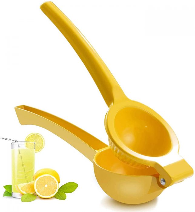 Lemon Squeezer Stainless Steel Lemon Press for Effortless Juice Extraction - AABA MALL