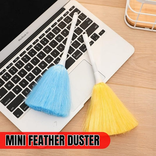 Soft Feather Mini Microfiber Cleaning Duster Brush for Cleaning Furniture, Calligraphy, TV Screen, Computer, Laptop etc