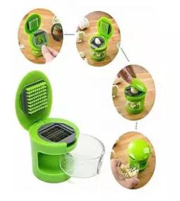 MINI GARLIC CHOPPER - Green