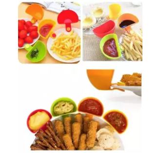 Multipurpose 4 pcs plate partner clap clip bowls