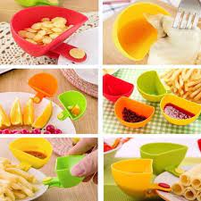 Multipurpose 4 pcs plate partner clap clip bowls