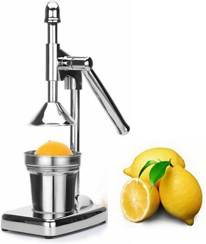 Manual Citrus Juicer Press – Aluminium Chrome-Plated Commercial Grade Lever Juicer