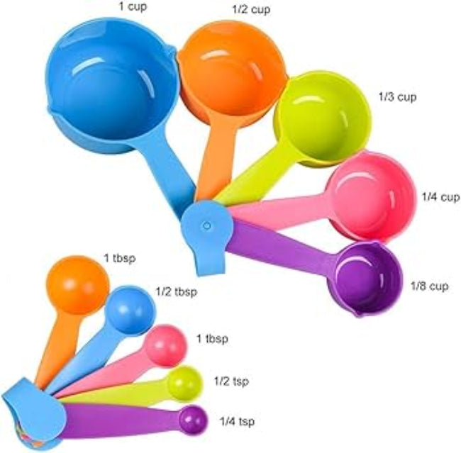 food-grade measuring cups and spoons for baking