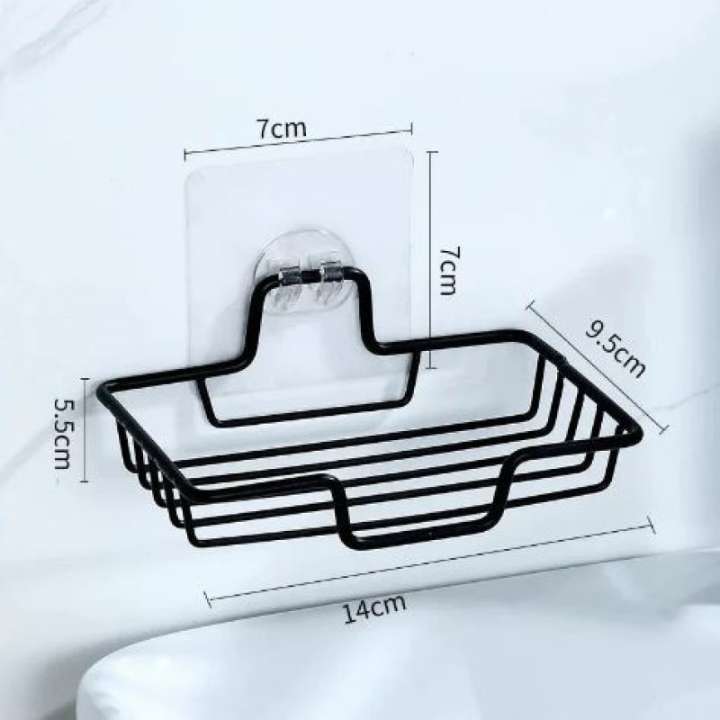 Metal Soap Tray Soap Storage Rack for Bathroom | Rustproof Soap Holder | Bathroom Accessories Organizer