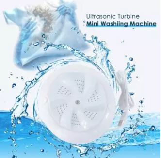 Mini Portable Ultrasonic Turbine Washing Machine Turner - USB Powered - AABA MALL