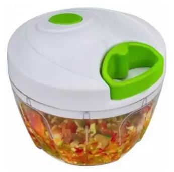 Mini Speedy Chopper Manual Hand Pull Vegetables Mini Turbo Cutter - AABA MALL