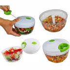 Mini Speedy Chopper Manual Hand Pull Vegetables Mini Turbo Cutter - AABA MALL