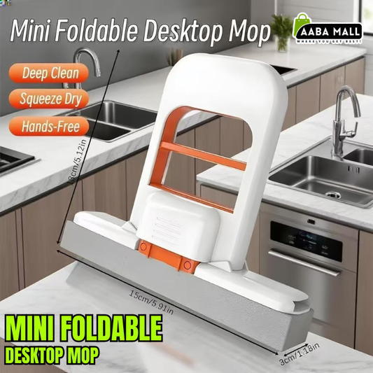 mini mop, foldable mop, self squeeze mop, sponge mop, portable mop, kitchen cleaning tool, bathroom mop, glass cleaner, wet dry mop, small space cleaning