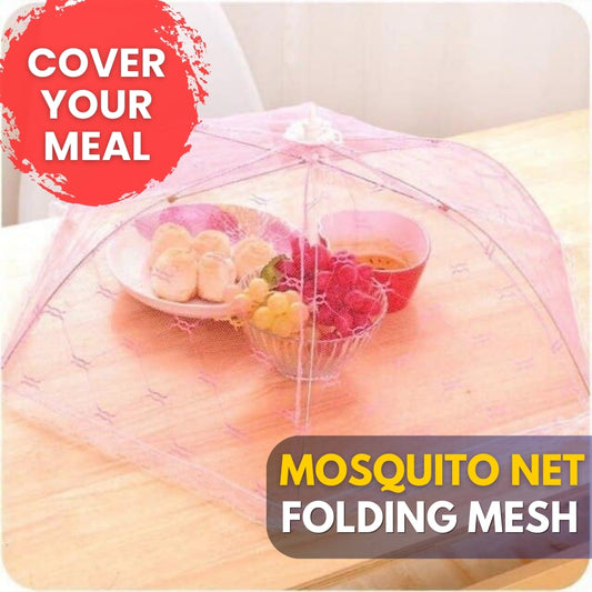 Pop-Up Mesh Screen Food Cover Net Tent Umbrella - Keep Out The Bugs - Sale Price