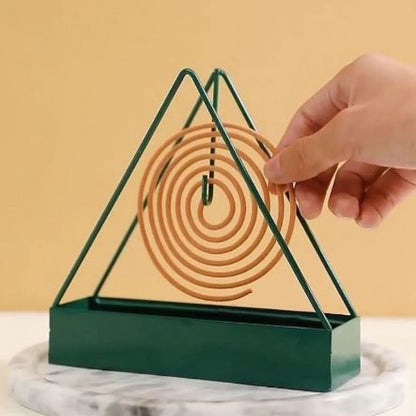 Anti-mosquito coil holder for indoor and outdoor