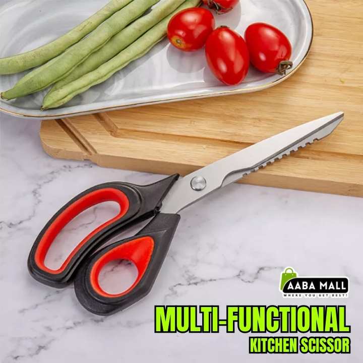 Stainless steel kitchen scissors food cutter