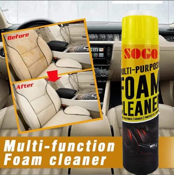 foam cleaning spray for car interior leather and upholstery