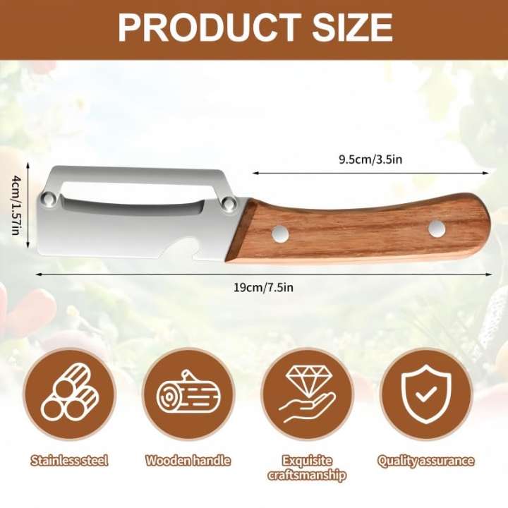 Multi‑Functional Vegetable Peeler with Bottle Opener | Stainless Steel Potato & Vegetable Peeler for Kitchen