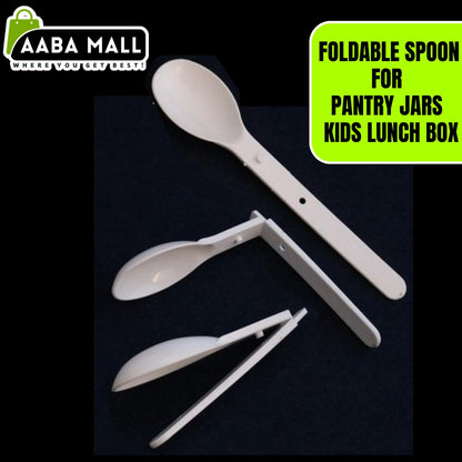 Pack Of 50 Disposable Foldable Spoon FOR KITCHEN PANTRY JARS KIDS LUNCH BOX