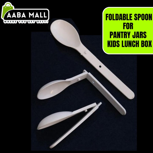 Pack Of 50 Disposable Foldable Spoon FOR KITCHEN PANTRY JARS KIDS LUNCH BOX