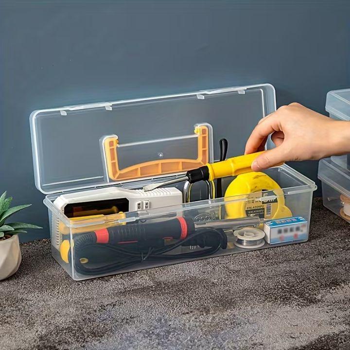 Multi‑Purpose Storage Box with Handle – 6 Removable Compartments for Spices, Cables, Crafts & More