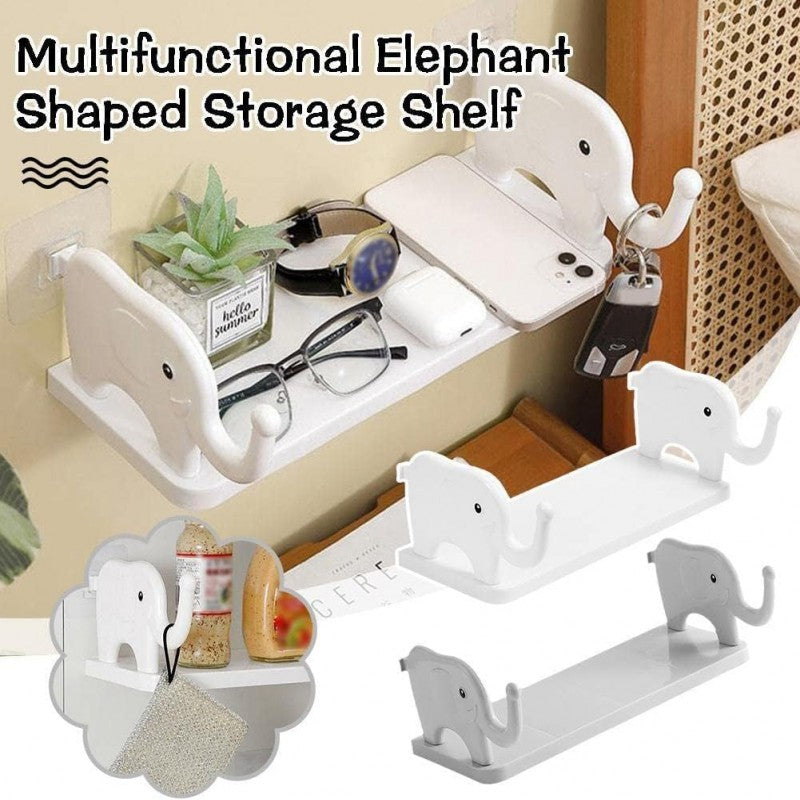 Elephant Shelf Wall Mounted Kitchen Bathroom Organizer/Shelf