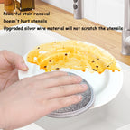 Wet and dry multipurpose wire dishwashing rag
