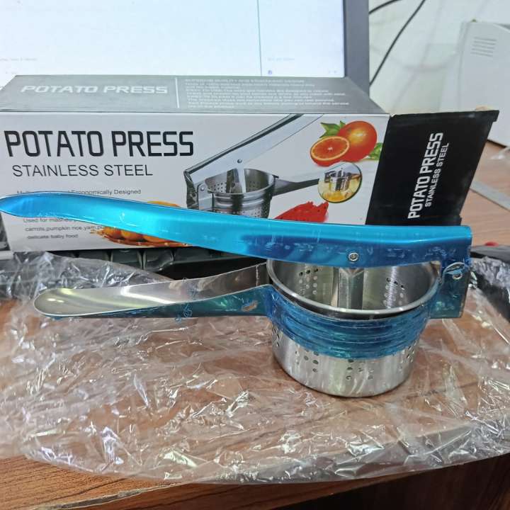 Multifunctional Potato Masher Manual Juice Extractor Kitchen Press for Vegetables Potatoes Soft Fruits Food Presser
