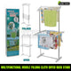 Multi-Functional Stainless Steel Clothes Drying Rack