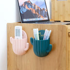 1PC Mobile Holder, Toothbrush Holder Household Wall-mounted Self-adhesive Cactus Design Storage Rack Shaver Organizer Kitchen Bathroom Holder Color - AABA MALL