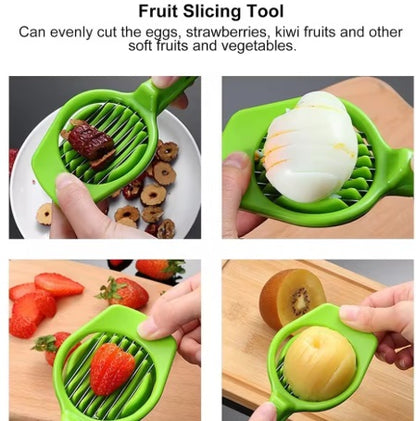 Multipurpose Egg Slicer & Cutter | Strawberry, Fruit, Cheese & Vegetable Slicer
