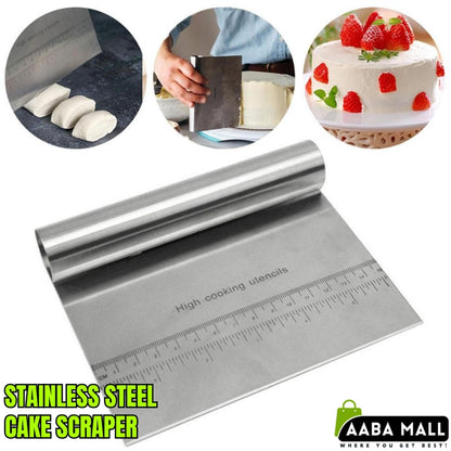 Multipurpose Stainless Steel Pastry Scale Knife Cake Scraper Dough Cutter Kitchen Chopper